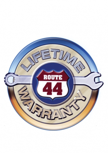 Route 44 Toyota Lifetime Warranty Logo