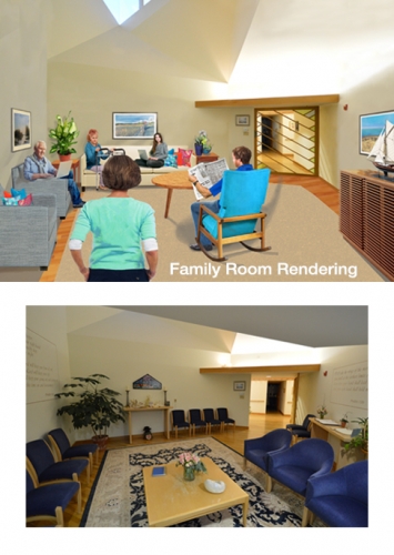 Architectural Graphics – Family Room Rendering